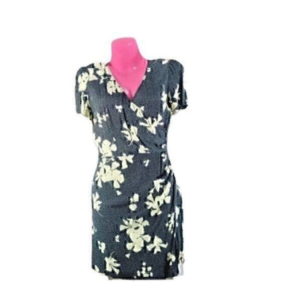 Leith Black White Dress Medium